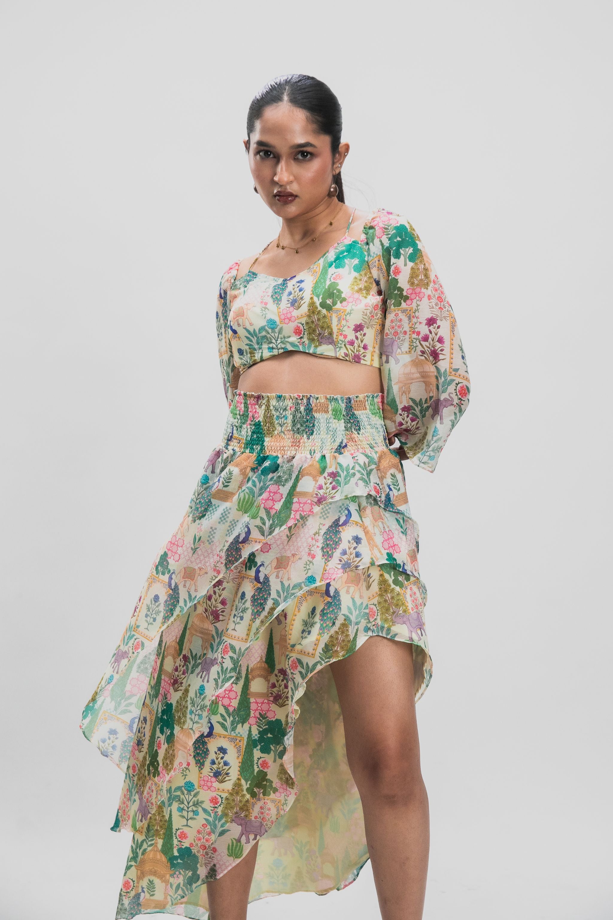 BRISTI MIRAE CHIFFON SKIRT