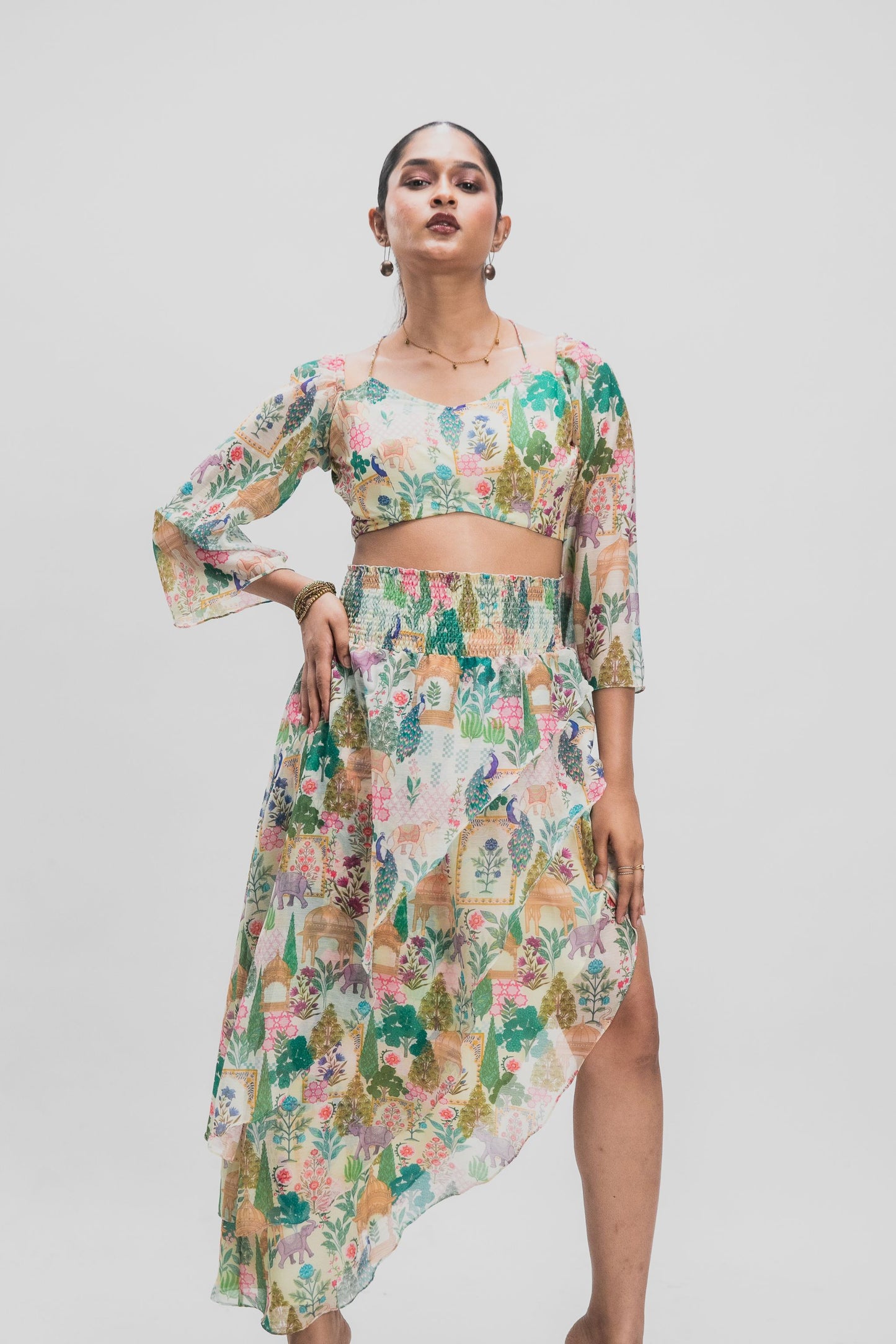 BRISTI MIRAE CHIFFON SKIRT