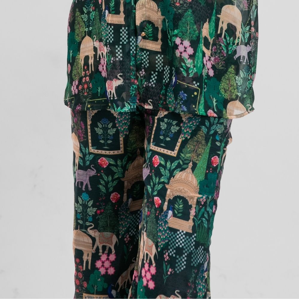 ABHA CHIFFON CO-ORD SET