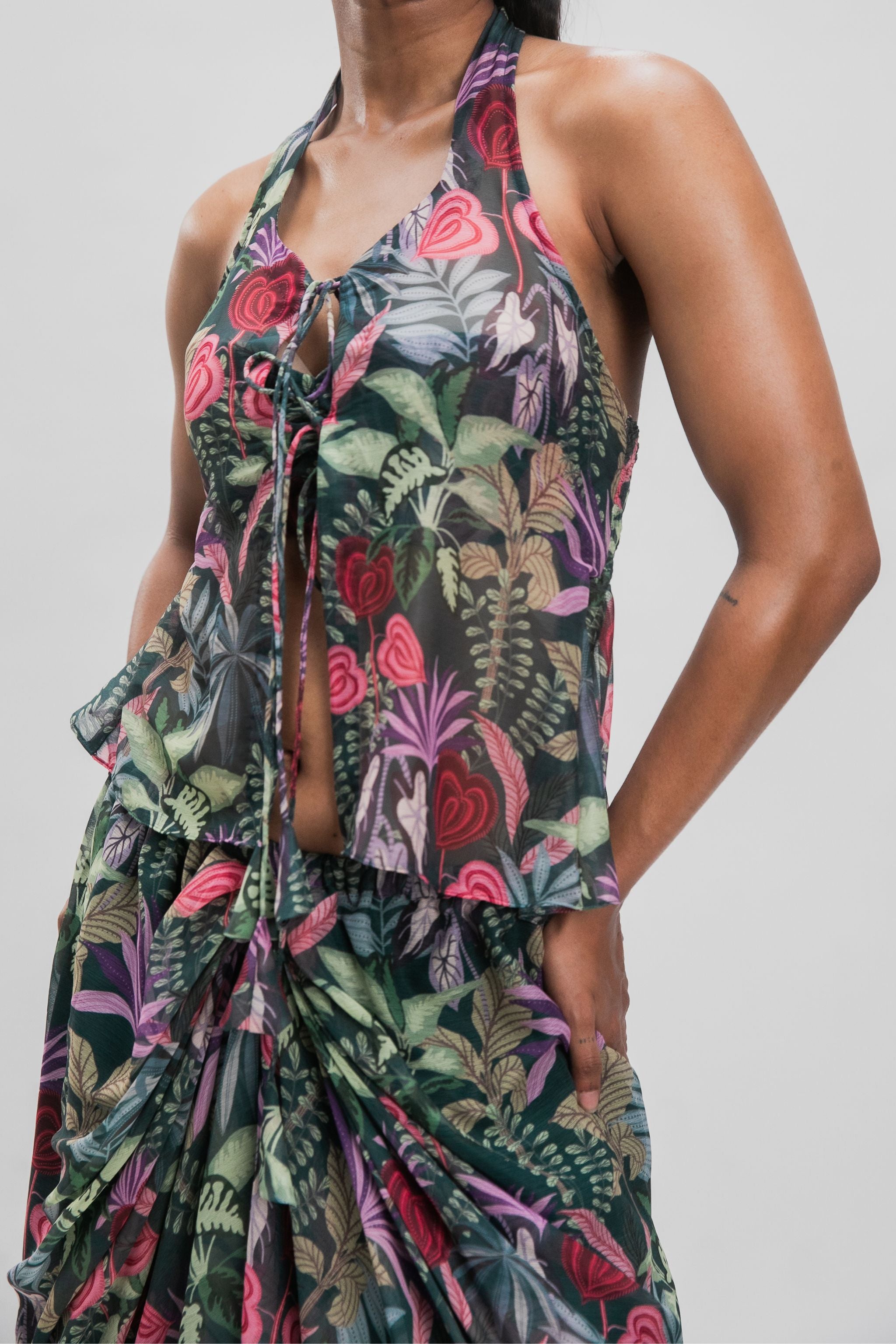 BRISTI ISHTAR CHIFFON TOP