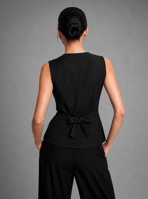 Black Waist-Coat Asymmetric