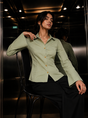 Green Tailored Shirt