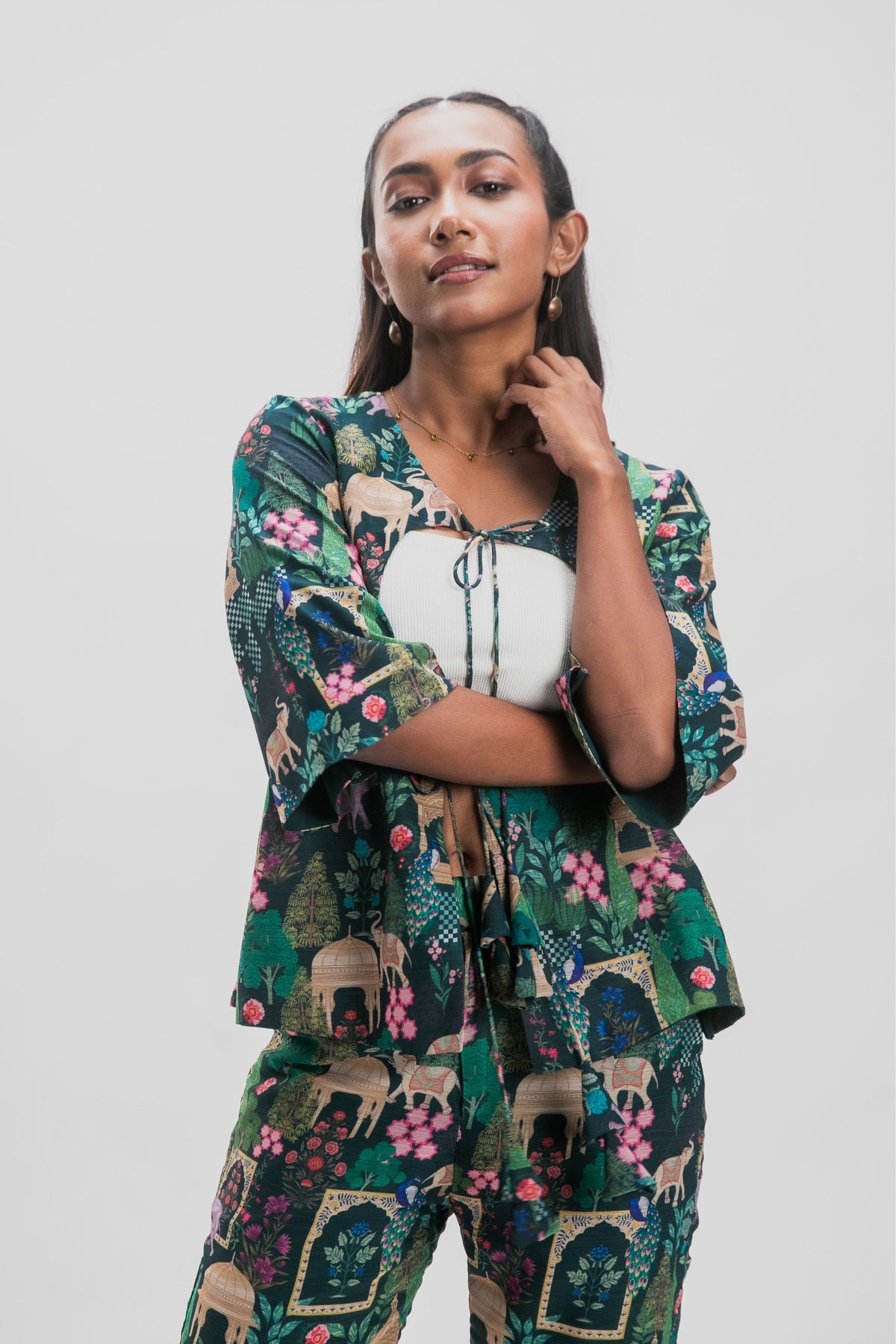 BRISTI IVRAH CHIFFON CO-ORD SET