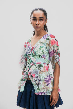 BRISTI YARAVI CHIFFON TOP
