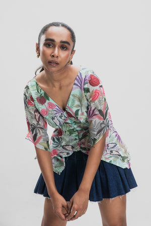 BRISTI YARAVI CHIFFON TOP