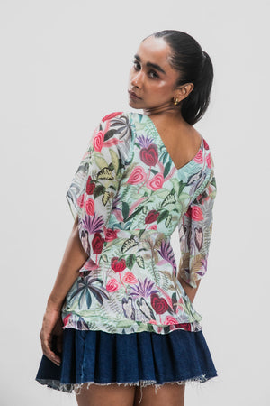 BRISTI YARAVI CHIFFON TOP