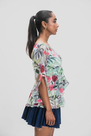 BRISTI YARAVI CHIFFON TOP