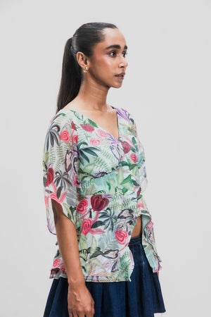 BRISTI YARAVI CHIFFON TOP