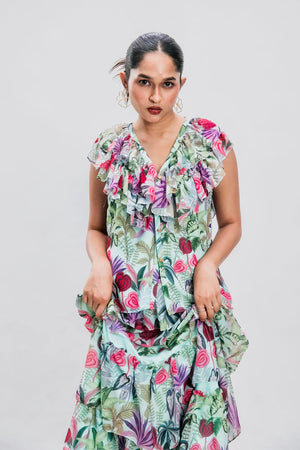 BRISTI VYARA CHIFFON SET