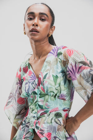 BRISTI YARAVI CHIFFON TOP