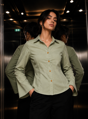 Green Tailored Shirt