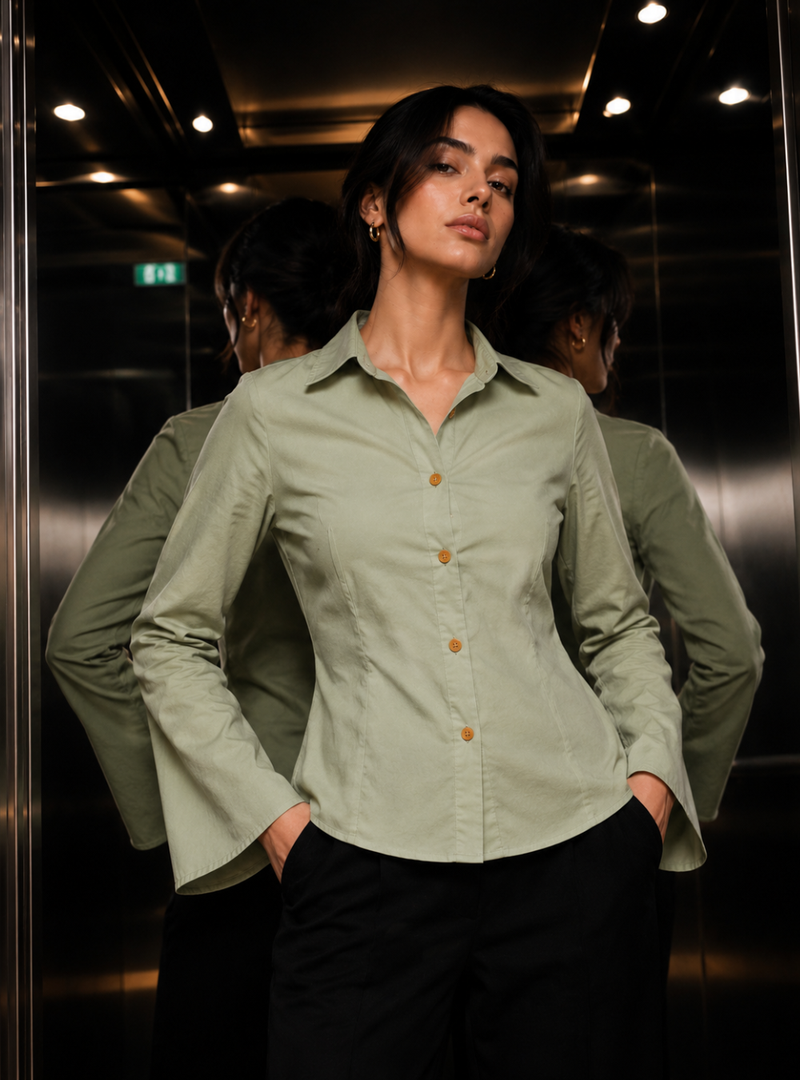 Green Tailored Shirt